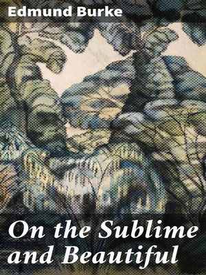 cover image of On the Sublime and Beautiful